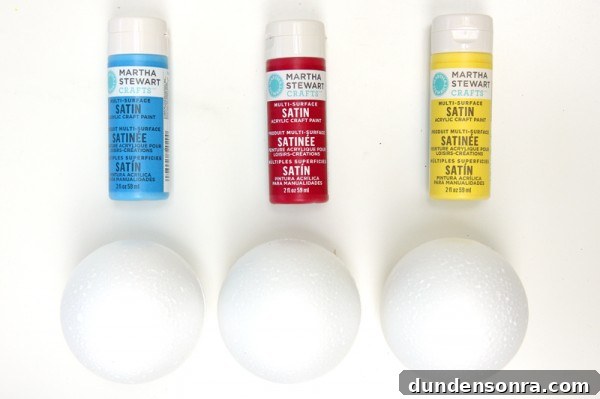 DIY Beach Ball Garland Supplies
