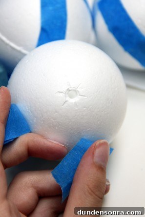 Styrofoam Faux Beach Balls