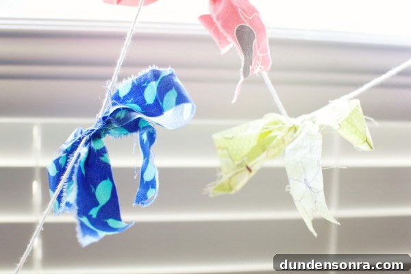 DIY Bow Garland