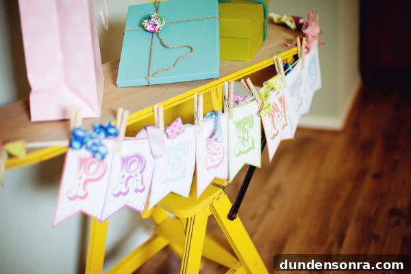 Presents Birthday Sign