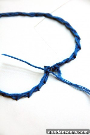 How to embroider paper