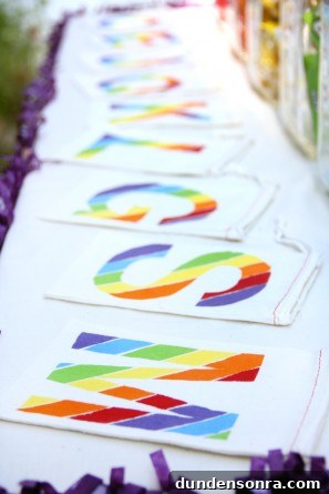 DIY Rainbow Treat Bags