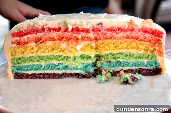 Rainbow Birthday Cake Rainbow Birthday Cake