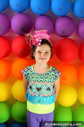DIY Rainbow Birthday Party Photo Booth