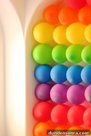 Rainbow Balloon Wall Rainbow Balloon Wall