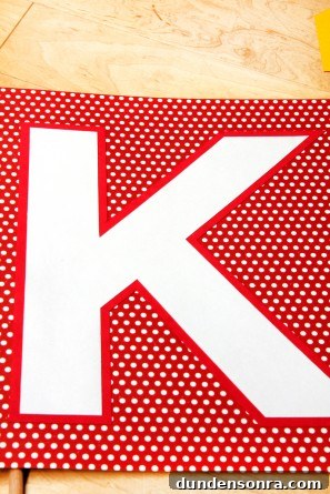 DIY Birthday Name Sign