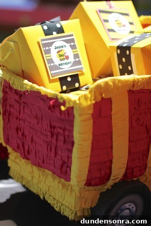 Construction Birthday Favors