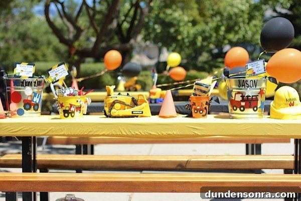 Construction Birthday Party Ideas Construction Birthday Party Ideas