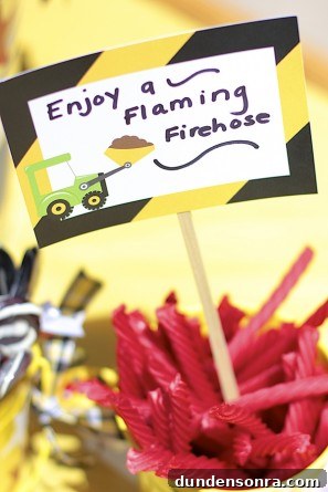DIY Construction Birthday Candy Bar DIY Construction Birthday Candy Bar