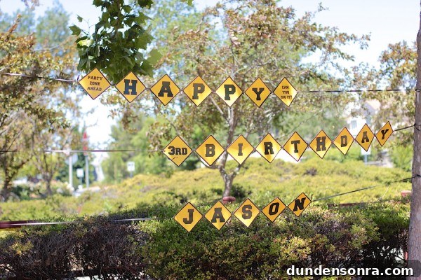 Construction Birthday Party Sign Construction Birthday Party Sign