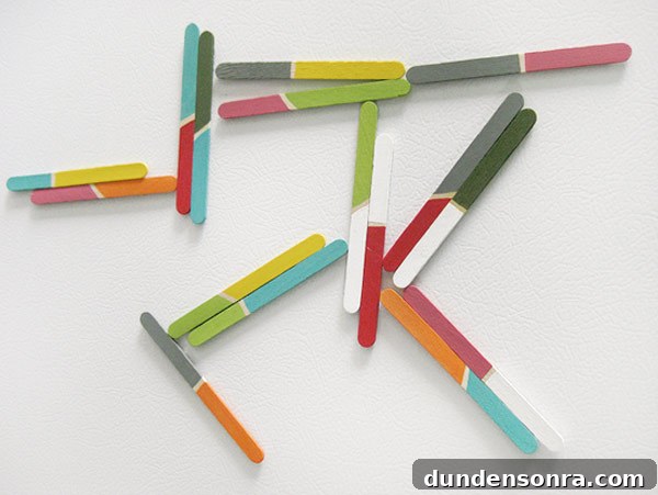 Popsicle Stick Magnets