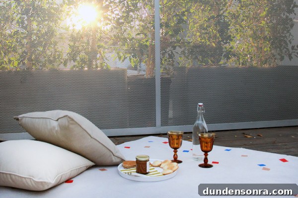 DIY Geometric Square Picnic Blanket DIY Geometric Square Picnic Blanket