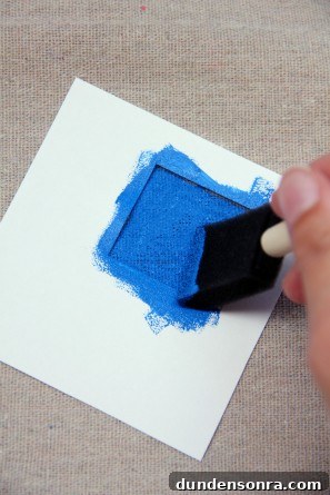 Geometric Stenciled Picnic Blanket