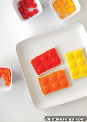 DIY Lego Cookies DIY Lego Cookies