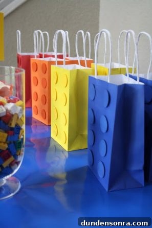 DIY Lego Gift Bags DIY Lego Gift Bags