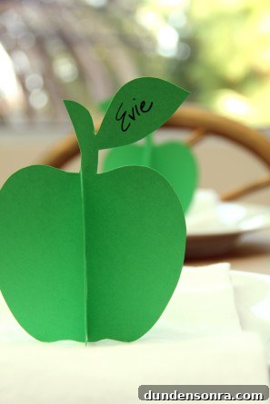 Fall Party DIY Place Cards