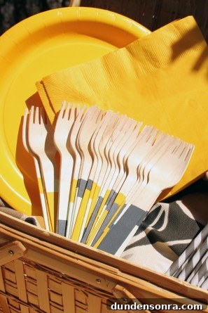 DIY Color Blocked Utensils
