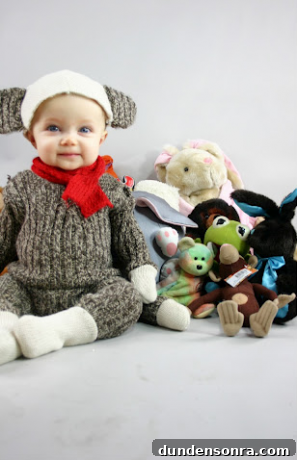 DIY Sock Monkey Costume