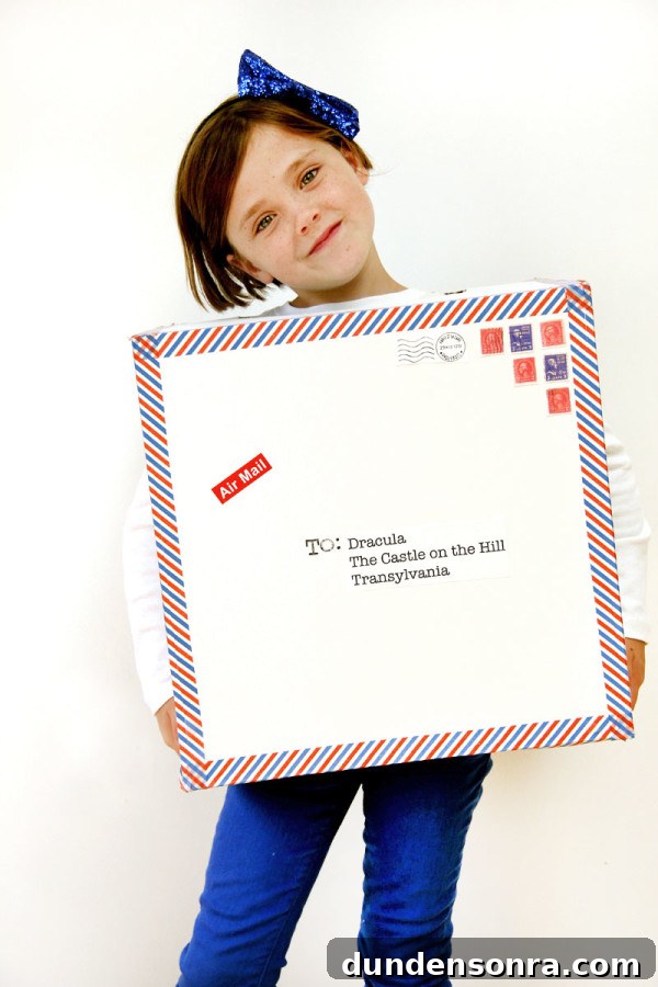 DIY Air Mail Costume