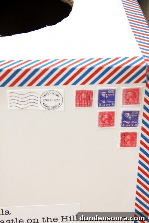 DIY Cardboard Box Air Mail Costume