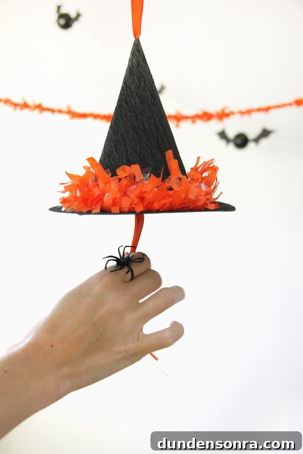 DIY Witch Hat Pinata Tutorial