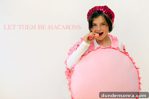 DIY French Macaron Halloween Costume DIY French Macaron Halloween Costume