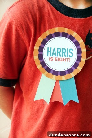 Printable Birthday Boy Ribbon