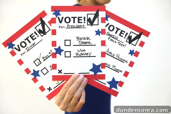 Printable Voting Ballots for Kids Printable Voting Ballots for Kids
