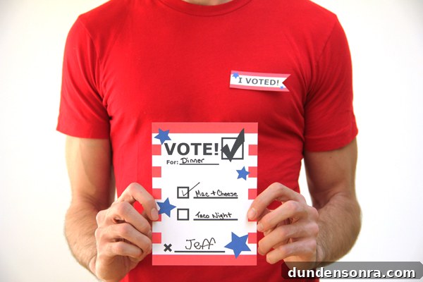 DIY Printable Voting Ballots DIY Printable Voting Ballots