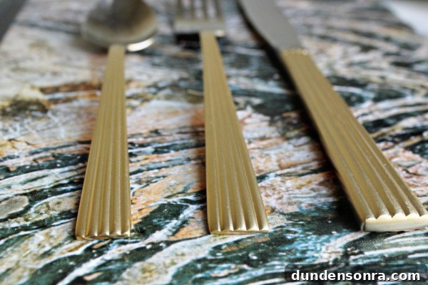 DIY Gilded Flatware