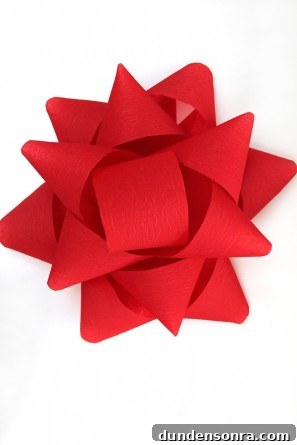 DIY Giant Christmas Bow