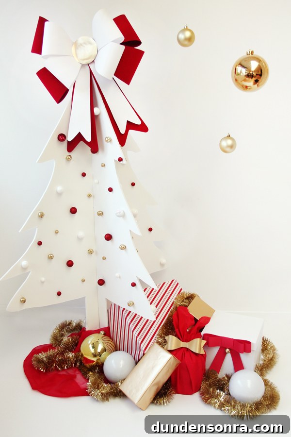 DIY Foam Core Christmas Tree