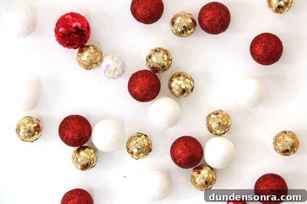 Mini Faux Tree Ornaments