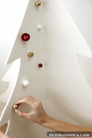 Foam Core Christmas Tree Tutorial