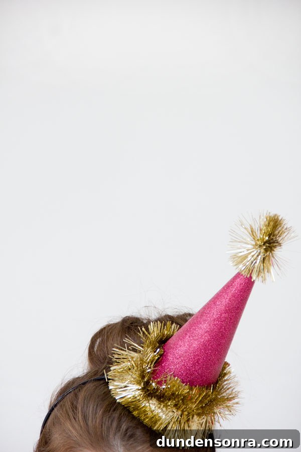 DIY Holiday Party Hats