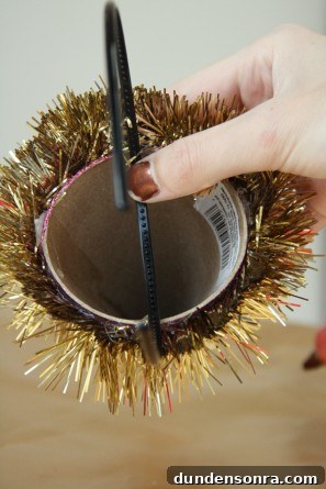 DIY Glitter Party Hats for Christmas