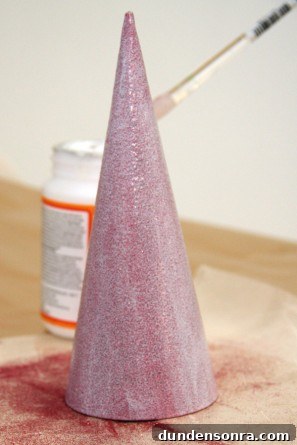 Glitter Party Hats for Christmas