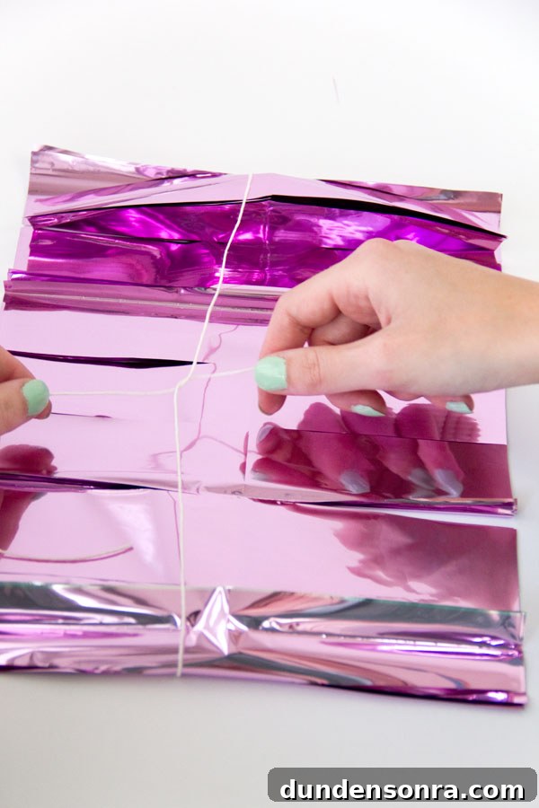 DIY Fringe Mylar Poms | Studio DIY