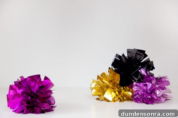 DIY Fringe Mylar Poms | Studio DIY 