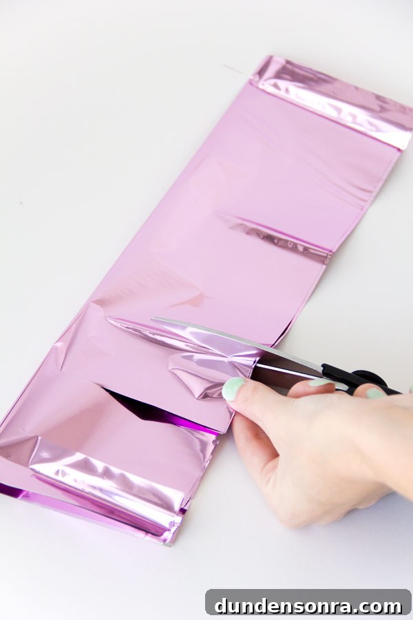 DIY Fringe Mylar Poms | Studio DIY 