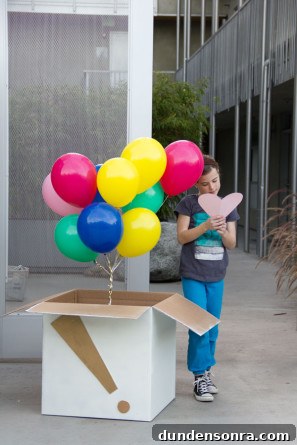 Surprise Balloon DIY Ideas for Parties and Gifts 17 Birthday Box of Balloons