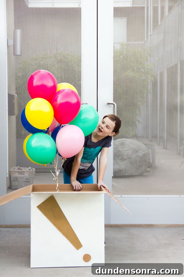 Surprise Balloon DIY Ideas for Parties and Gifts 18 DIY Giant Birthday Balloon Surprise