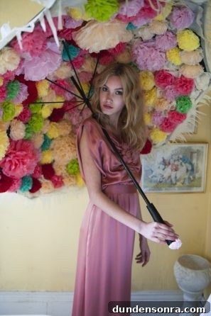 Pom Pom Umbrella