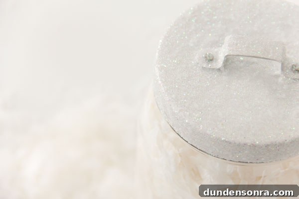 DIY Snowy Surprise Jars