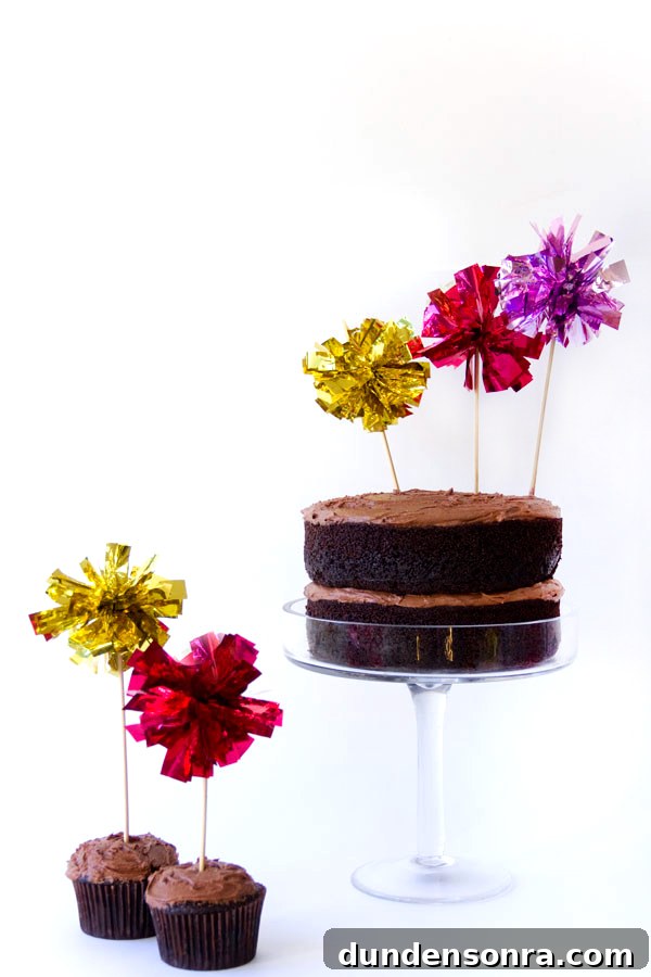 DIY Fringe Mylar Cake Toppers: Step-by-Step Guide & Ideas 12 DIY Fringe Mylar Cake and Cupcake Toppers