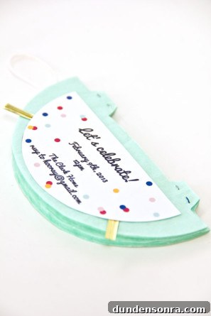 DIY Honeycomb Party Invitation How To