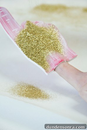 Make Glitter Foam Fingers: DIY Craft Tutorial for Cheer Props 5 DIY Glitter Foam Finger