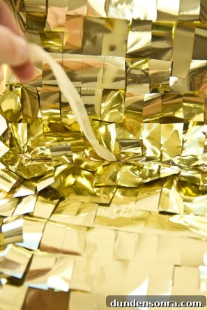 DIY Gold Heart Piñata Tutorial: Step-by-Step Guide for Parties 19 Fringe Mylar Heart Pinata