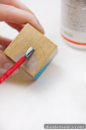 DIY Wood Block Valentines